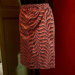 Jones studio graphic “wrap” skirt.